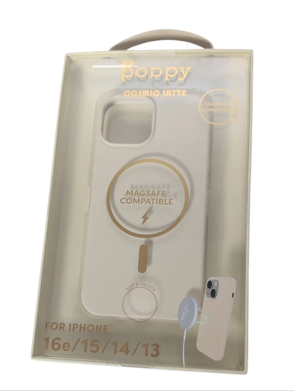 XO Poppy Cosmic Latte iPhone 16e/15/14/13 Phone Case